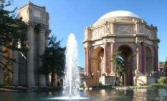 San Francisco Deluxe Sightseeing Super Saver Tour View of The Palace of Fine Arts