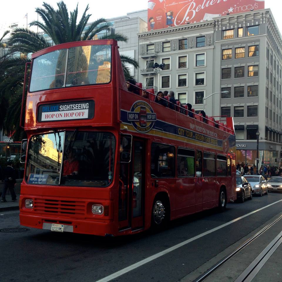 Open Top, Hop On Hop Off San Francisco Deluxe Sightseeing Tour Bus