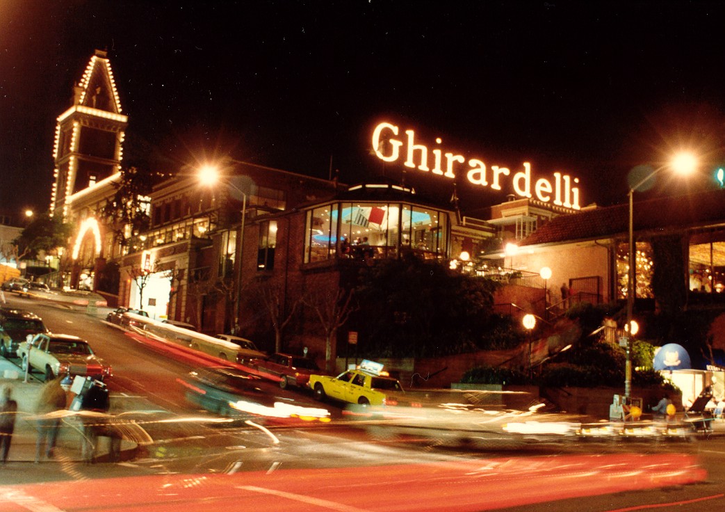 View of Ghirardelli Square from the San Francisco Deluxe Evening Tour